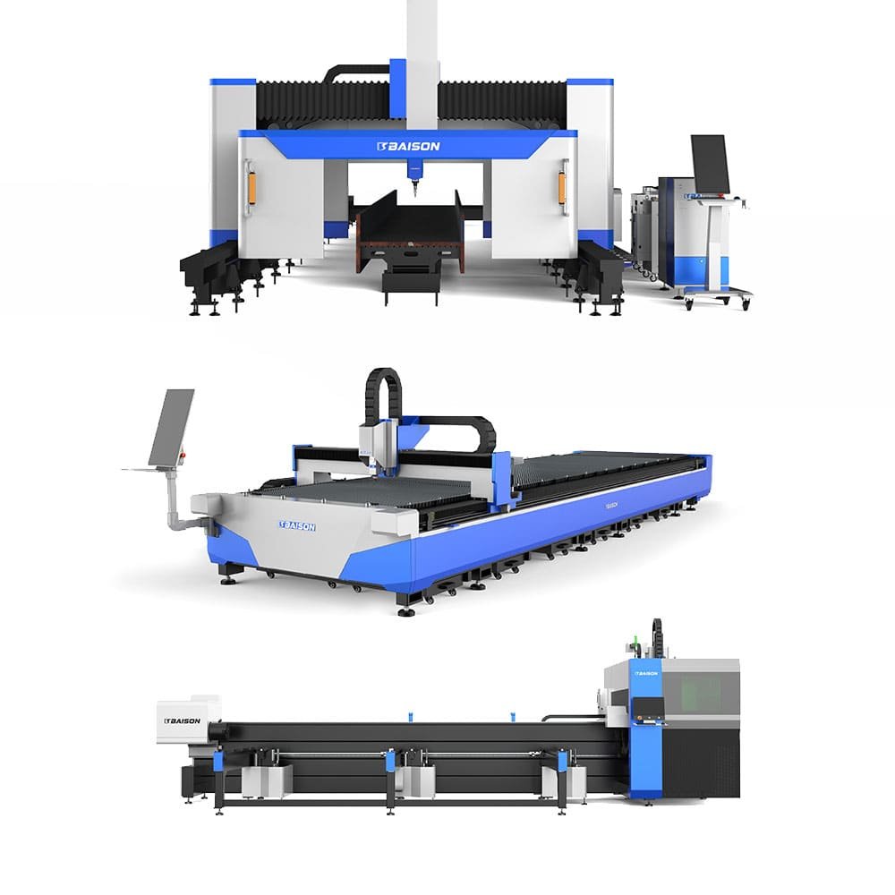 Mesin laser cutting fiber BAISON dari One Machinery