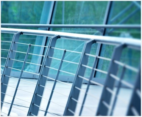 Aplikasi laser welding pada railing logam